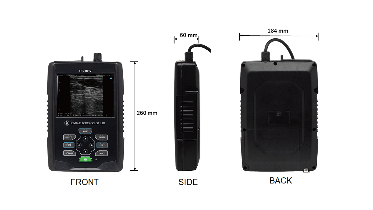 HS-103V 【ドプラ対応機種】｜メディカル製品｜製品情報｜本多電子株式会社